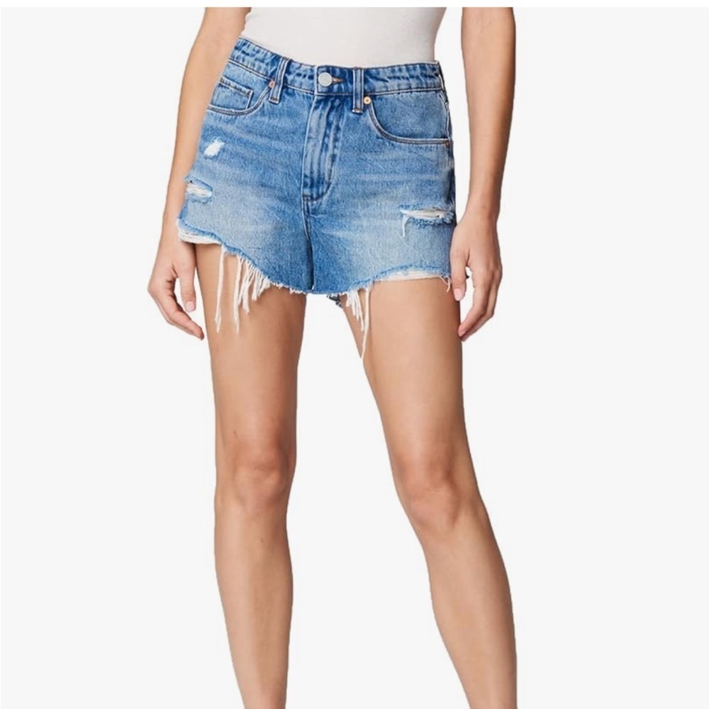BlankNYC The Barrow Vintage Hi Rise Jean Shorts Womens 29 Med Wash Denim Booty